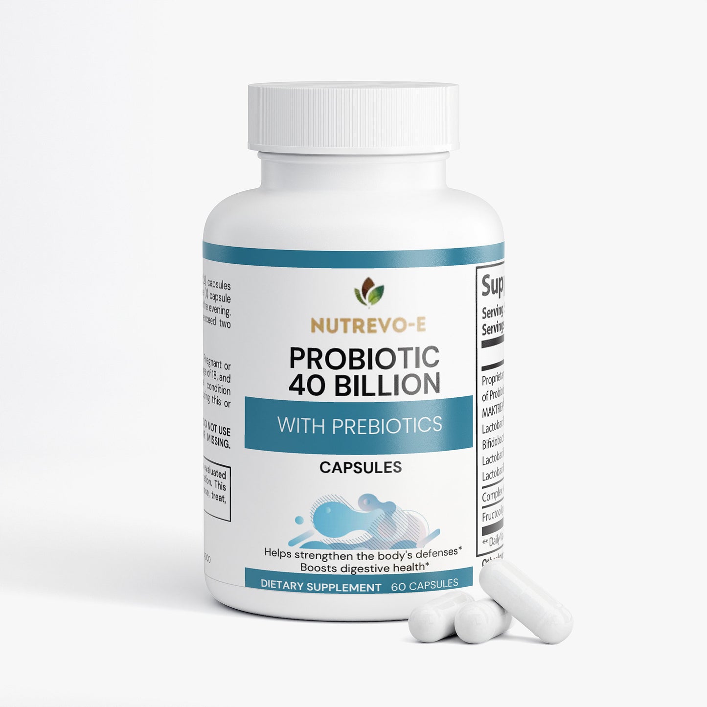 PROBIOTIC 40 BILLION WITH PREBIOTICS